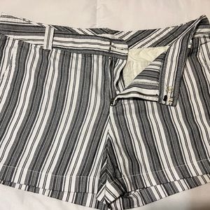 New York & company striped shorts
